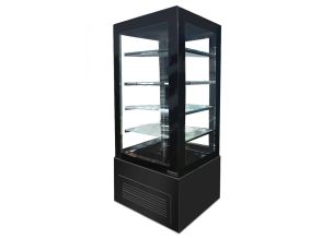 Vitrina frigorifica verticala pentru cofetarie 95*70 cm - RAL9005-NEGRU